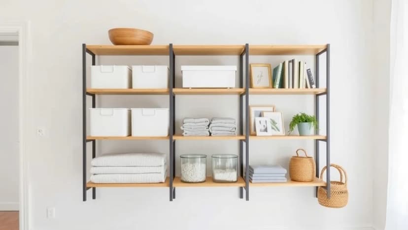 Stringhylla fast egendom för hemmet