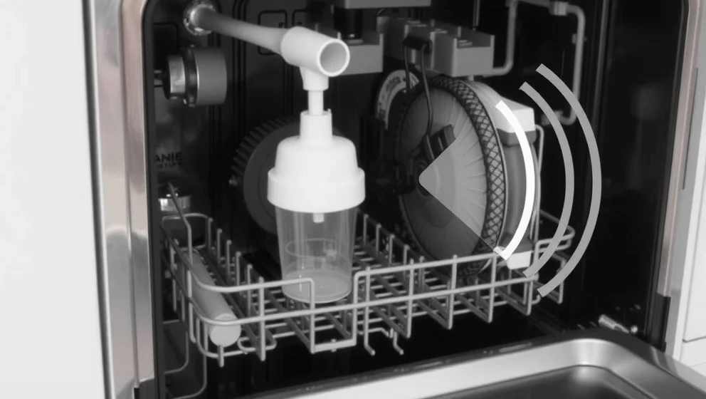 Varför låter diskmaskin konstigt